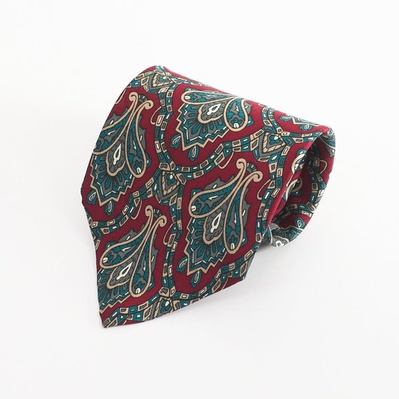 SURREY 100% Silk Dress Neck Tie 57" x 3.75" - Picture 1 of 4